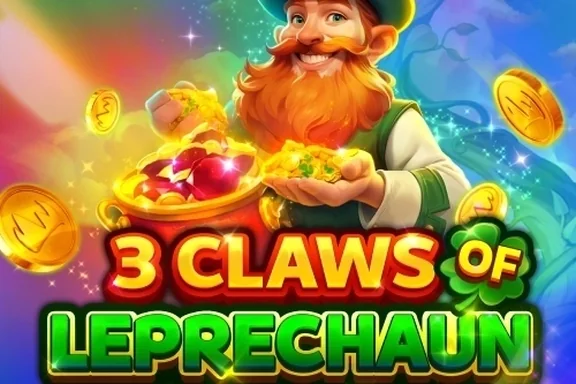 Capa do slot 3 Claws of Leprechaun